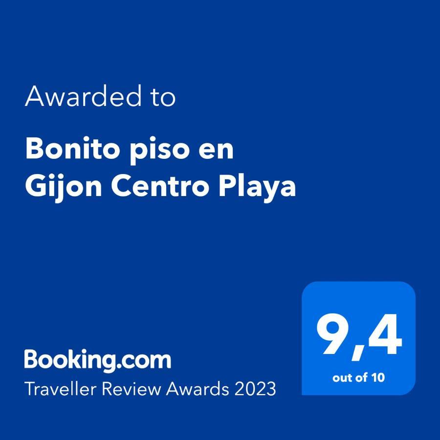 Bonito Piso En Gijon Centro Playa Apartman Kültér fotó